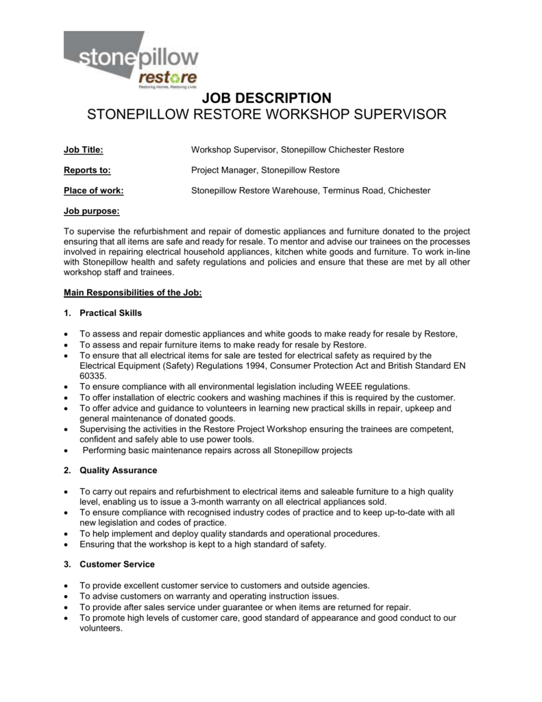 phd supervisor job description