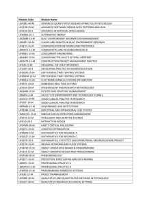 list of modules