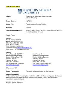 existing syllabus - nau.edu - Northern Arizona University