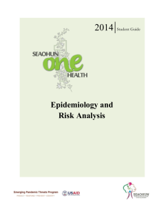 Epidemiology and Risk Analysis Student Guide