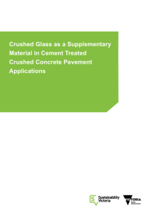 Document | DOC | 2240KB Crushed Glass as a Supplementary