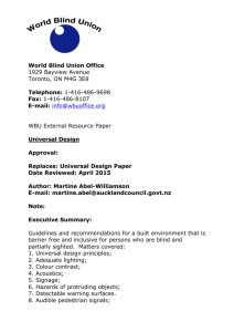 WBU Universal Design Resource Paper