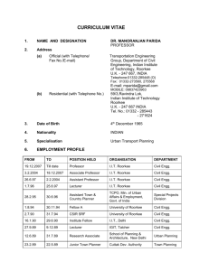 DEPARTMENT OF CIVIL ENGINEERING