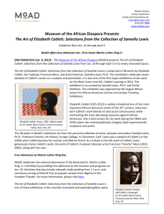 Museum of the African Diaspora presents The Art of Elizabeth Catlett