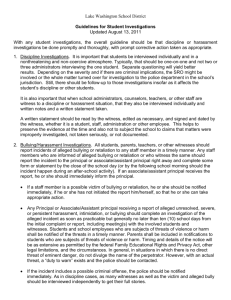 LWSD-Guidelines for Student Investigations