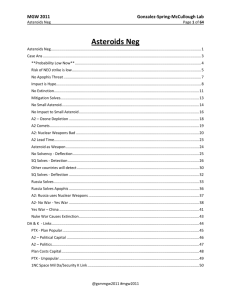 Asteroids Neg - Open Evidence Archive