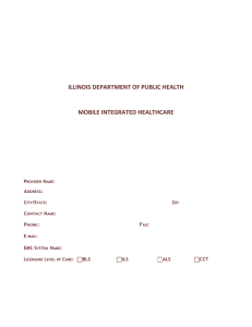 IDPH Mobile Integrated Healthcare Booklet