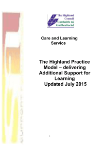 Highland Practice Model