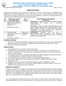 Career Oppurtunity for Manager (PR) and Assistant Engineer 2