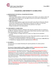 IBB-5: Charter Amendment Guidelines