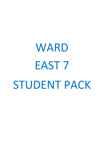 CPPSU East 7 Llandough Student Information Pack