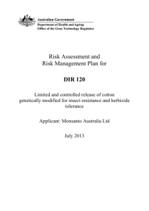 Risk Assessment and - Office of the Gene Technology Regulator