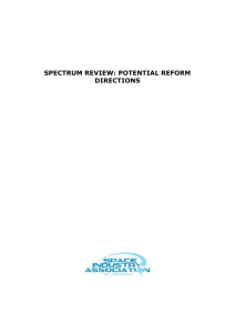 Spectrum Review: Potential Reform Directions