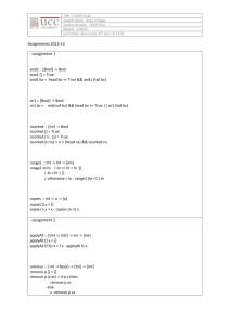 CS4620 - Exam Revision Sheet