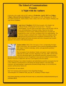 SOC Night with the Authors Flyer 2015
