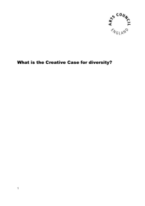 What is the Creative Case for diversity?