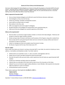 Associate Staff Application 2015