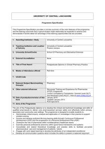 PGD Clinical Pharm Practice (Sept 2013)