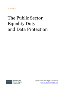 as Word Doc The Public Sector Equality Duty and Data