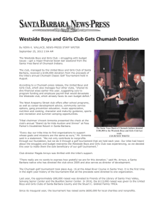 Westside Boys & Girls Club Gets $100K Chumash Donation
