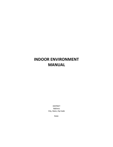 Indoor Environment Manual