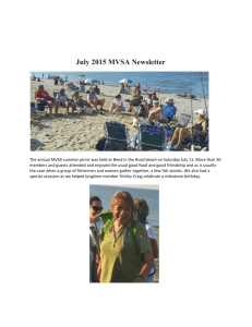 2015 July MVSA Newsletter V2 - Martha`s Vineyard Surfcasters