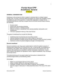 General Anesthesia (2)