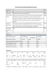 Guinea Port of Conakry Charges and Additional Information