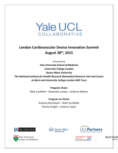 Yale-UCL Cardiovascular Device Innovation Summit