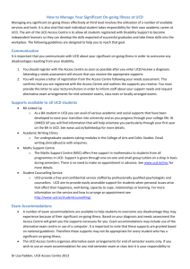 Managing Significant On-going Illnesses