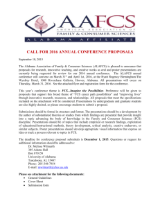 2016 Call for Proposals