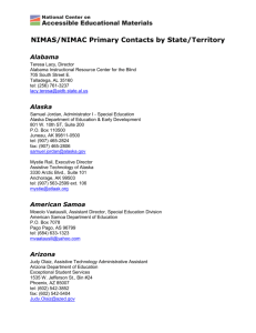 the list of AEM State Contacts