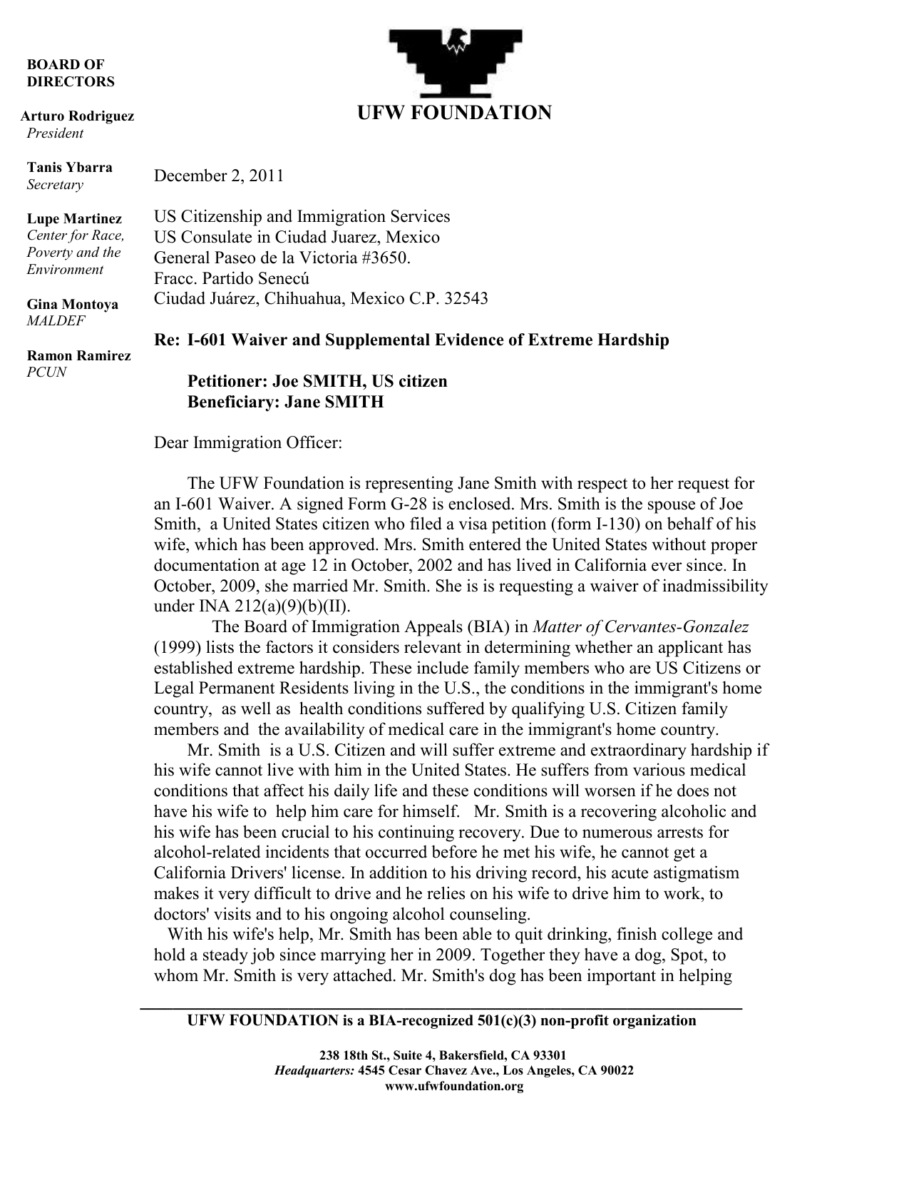 Hardship Letter For Immigration For Husband from s3.studylib.net