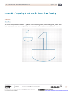 Lesson 14: Computing Actual Lengths from a Scale