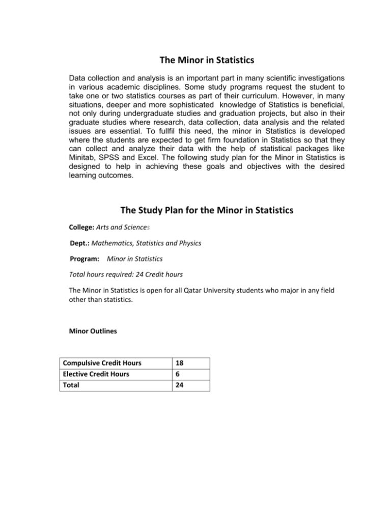 Minor In Statistics 2011 