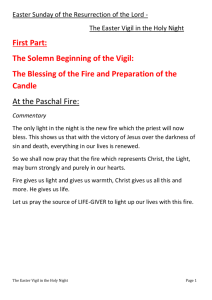 Easter Vigil_At the Fire