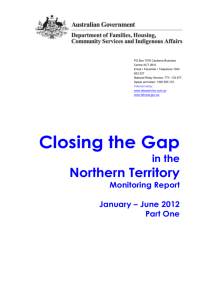 Closing the Gap - Department of Social Services