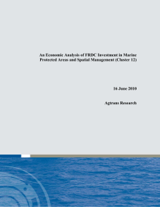 An Economic Analysis of FRDC Investment in Marine Protected