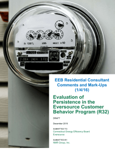 EEB Residential Consultant Comments