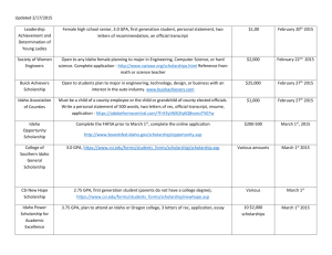 Updated 2/17/2015 Leadership Achievement and Determination of