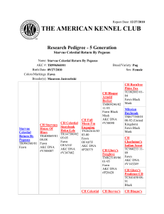 THE AMERICAN KENNEL CLUB Research Pedigree
