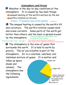 Atmosphere and Ocean – 11