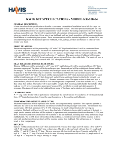 kwik kit specifications - model kk-100-04