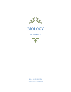 Biology Study Guide 2014-2015
