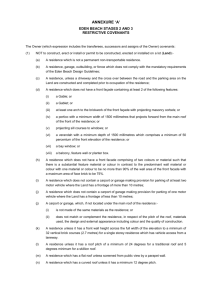 Stage 3 – Annexure 2 – Restrictive Covenants