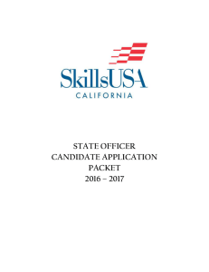 2016-17 State Officer Application Packet