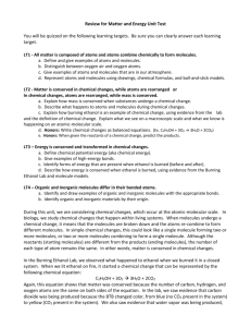 review sheet - Science with Ms. Wang