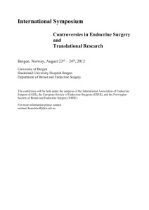 International Symposium Controversies in Endocrine Surgery and