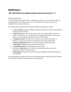 NET HISP Reference Implementation Overview