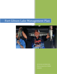 Fort Gibson Lake Management Plan